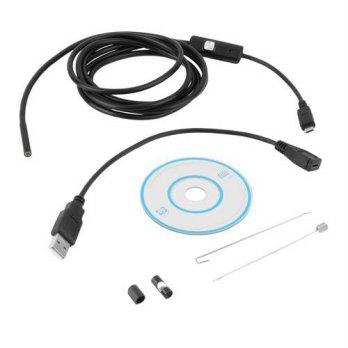 [globalbuy] In stock 2M 5.5mm 6 LEDs 720P Android USB Endoscope IP67 Waterproof Inspection/2701024