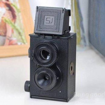 [globalbuy] Mini Lomo Camera Twin Lens Reflex 35mm TLR Camera DIY Assembly Kit/241074