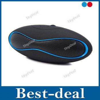 [globalbuy] Mini-X6 Rugby Style Wireless Portable Bluetooth 2.1 Hands-free Subwoofer Speak/2419619