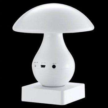 [globalbuy] Mushroom LED Lamp Bluetooth Speaker Subwoofer 3.5mm AUX With TF Card MP3 Playe/2479881
