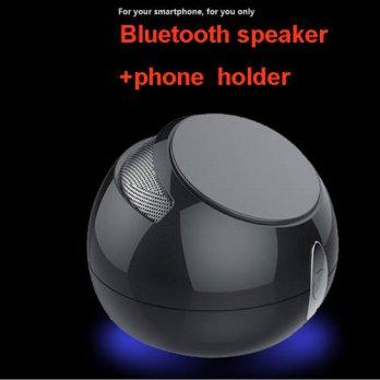 [globalbuy] Novel FM radio Wireless Bluetooth Speaker Handsfree Receive Call Music Suction/2522478