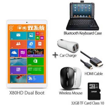 [globalbuy] Original 8 Teclast X80HD Windows 10 Dual Boot Tablet PC Intel Z3735F 1280x800p/1293142
