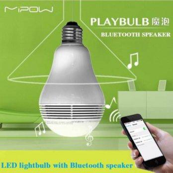 [globalbuy] PLAYBULB Smart LED Blub Light Wireless Bluetooth Speaker 110V - 240V E27 3W La/1585956