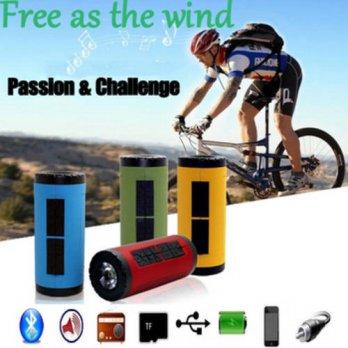 [globalbuy] Portable Outdoor Bicycle Bike Bluetooth Speaker+4400mah Battery Mobile Power B/1483054