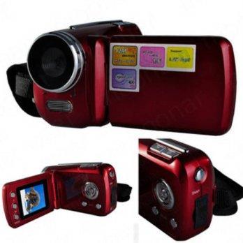 [globalbuy] RED/BLACK Mini DV 1.8 inch D1 Pcs Camera 4 x Digital Zoom 12 Mega pixel TFT LC/1477789