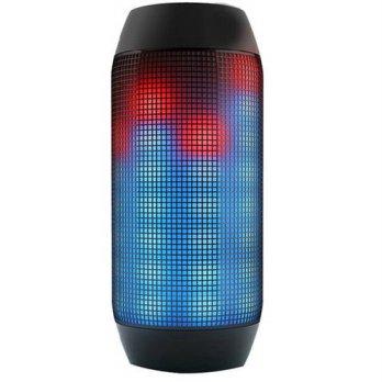 [globalbuy] Wireless Column Bluetooth Speaker Super Bass Sound Box 360 LED Flash Lights Mu/2963160