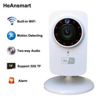 [globalbuy] Wireless/Wired WiFi IP Surveillance Camera 720P HD Two Way Audio Motion Detect/2940475
