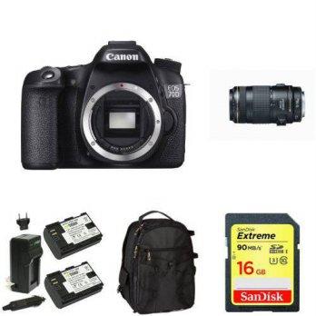 [macyskorea] Amazon Canon EOS 70D Digital SLR Camera with 70-300mm USM Lens + Memory Card,/7697030
