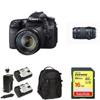 [macyskorea] Amazon Canon EOS 70D with 18-135mm STM and 70-300mm USM Lenses + Memory Card,/7697058