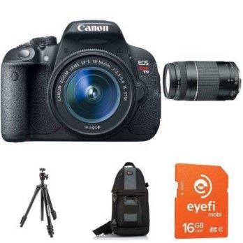 [macyskorea] Amazon Canon EOS Rebel T5i Digital SLR with 18-55mm STM Lens and 75-300mm III/9505906
