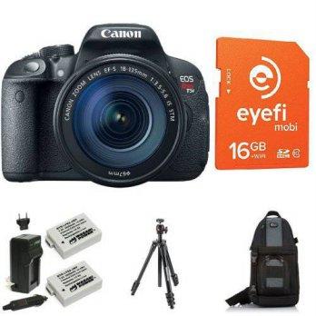 [macyskorea] Amazon Canon EOS Rebel T5i Digital SLR with 18-135mm STM Lens + Eye-Fi Memory/9505913