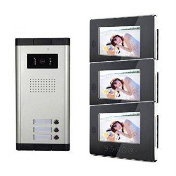 [macyskorea] Amocam 7 LCD Monitor Wired Video Intercom Doorbell System for 3 Units Apartme/9110884