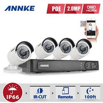 [macyskorea] Annke ANNKE 1080P POE Security Camera System 4CH 6.0MP NVR with 4x 1080P Secu/9129401