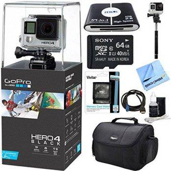 [macyskorea] Beach Camera GoPro Hero 4 Black 4K Waterproof Action Camera Kit (9 Items)/6238366
