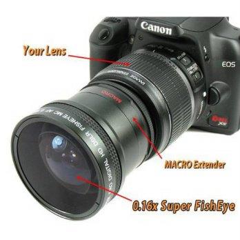 [macyskorea] Bower 0.16x Super FishEye Lens with Macro for Canon EOS 18-55mm/3800547
