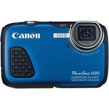 [macyskorea] Canon PowerShot D30 Waterproof Digital Camera, Blue/1293230