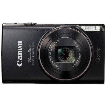[macyskorea] Canon PowerShot ELPH 360 HS (Black) with 12x Optical Zoom and Built-In Wi-Fi/9099718