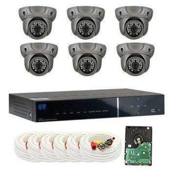 [macyskorea] GW Security Inc GW Security 8CH 960H DVR Surveillance Camera System with (6) /9125398
