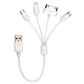 [macyskorea] Gempion Universal Portable Charge Cable 4 in 1 8 PIN 30 PIN 2.0 Micro USB Cha/9131692