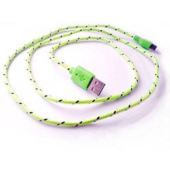 [macyskorea] Generic FairlyAdept Green 1M 3.3FT Braided USB to micro USB Data Sync Charger/9143242