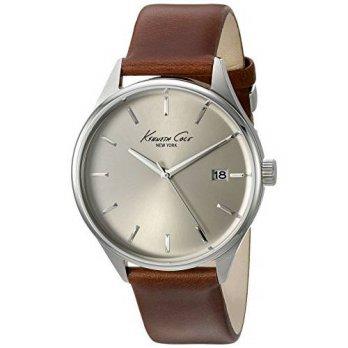 [macyskorea] Kenneth Cole New York Mens Classic Quartz Stainless Steel and Brown Leather D/9530395