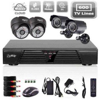 [macyskorea] LightInTheBox Liview 4CH CCTV Full D1 DVR Motion Detection 600TVL Outdoor Ind/9511652