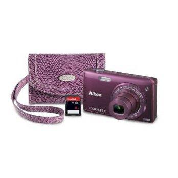 [macyskorea] Nikon COOLPIX S5200 Wi-Fi CMOS Digital Camera with 6x Zoom Lens (Plum)/8198681