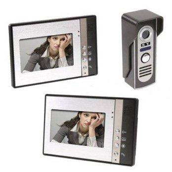 [macyskorea] OEM 7 Inch Video Door Phone Doorbell Intercom Kit 1-camera 2-monitor Night Vi/9511152