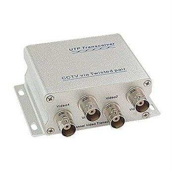 [macyskorea] Omall (TM) 4 BNC Channel to RJ45 CCTV UTP Video Transmitter Transceiver/9512519