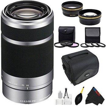 [macyskorea] Pixibytes Sony E 55-210mm F4.5-6.3 OSS Lens for Sony E-Mount Cameras (Silver)/9099964