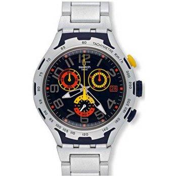 [macyskorea] Swatch Mens YYS4006AG Analog Display Swiss Quartz Silver Watch/9776561