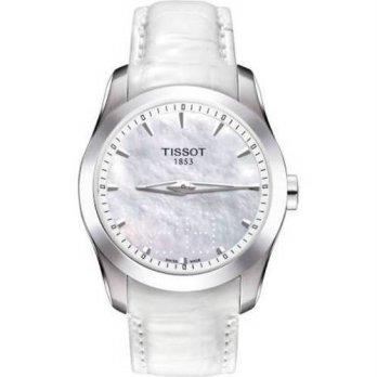[macyskorea] Tissot Couturier Grande Automatic Mother of Pearl Dial White Leather Ladies W/9953906