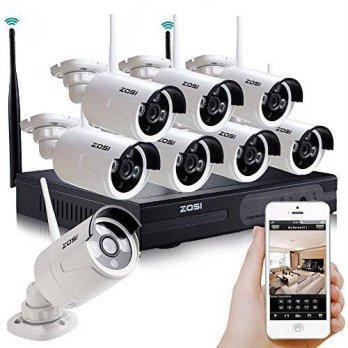 [macyskorea] ZOSI 8CH 1280* 720P HD NVR Night Vision IP Surveillance Camera Kit CCTV Secur/9513431