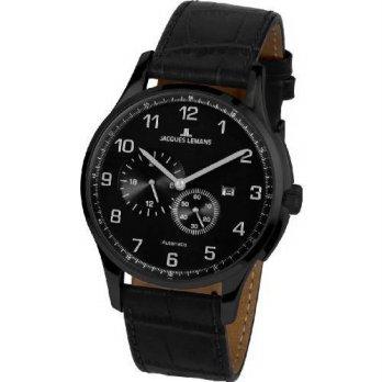 [poledit] Jacques Lemans Men`s Automatic Watch Classic 1-1731B with Leather Strap (T1)/12436592