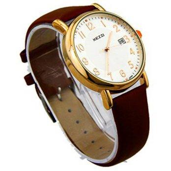 [poledit] Kezzi Womens Watches K787 Quartz Analog Dress Couple Leather Wrist Watch Casual /12882138