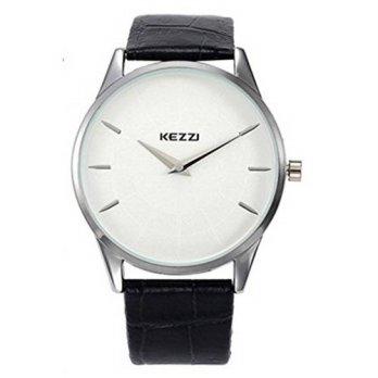 [worldbuyer] Kezzi Mens Watches K737 Two-hands Couple Quartz Analog Leather Dress Wrist Wa/1378231