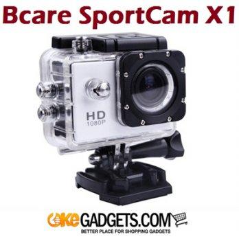 BCARE CAMERA ACTION X-1 LCD 1.5 INCH 5MP 1280x720 WIDE ANGLE 120 WATERPROOF 30M NO WIFI