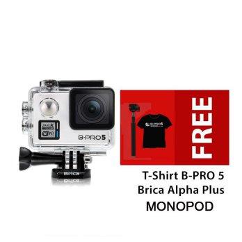 Brica B-Pro 5 Alpha Plus White 16MP _ Free Monopod PY011 Kaos Brica AP BPro 5 Putih