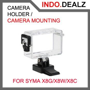 Camera Mount Holder Adapter for Syma X8C X8G X8W Xiaomi Yi Action Go Pro SJCAM SJ4000 SJ5000 Drone