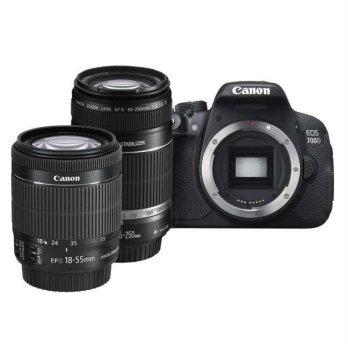 Canon EOS 700D Dobel Lens (EF-S 18-55 IS II + 55-250 IS II Kit)