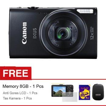 Canon IXUS 275HS - 20.2MP - 12x Zoom - WIFI - Gratis Memory 8GB+Tas+Anti Gores LCD