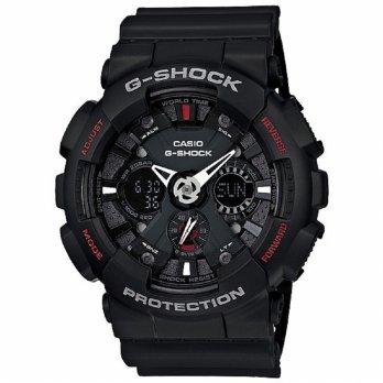 Casio G-Shock GA-120-1ADR Jam tangan pria - hitam - Rubber