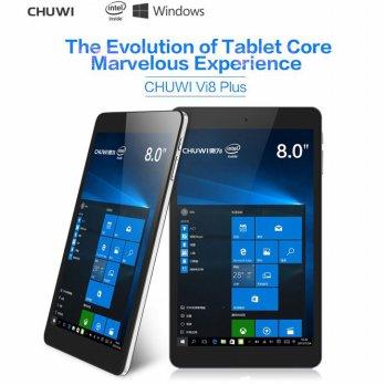 Chuwi VI8 Plus Windows 10 Type-C 2GB 32GB 8 Inch Tablet PC - Hitam (Original)