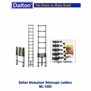 Dalton Tangga Alumunium Single Telescopic Teleskopik ML-1005 4.1m