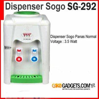Dispenser SOGO SG-292 Hemat Listrik (Air Panas dan Normal)