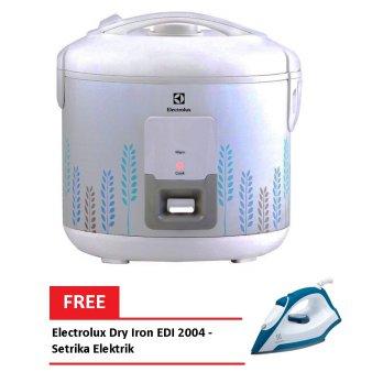 Electrolux Rice Cooker ERC 2101 - 1.8 Liter Free Electrolux Dry Iron EDI 2004 - Setrika Elektrik