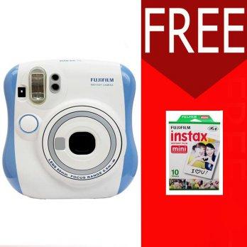 Fujifilm Instax Mini Camera 25s Biru Free Film Instax Polos