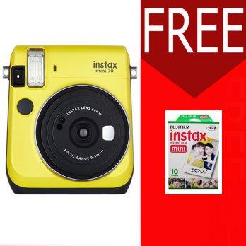 Fujifilm Instax Mini Camera 70s Kuning Free Film Instax Polos