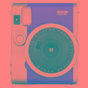 Fujifilm Instax Mini Camera Neo 90s Brown _ 90s Coklat Muda