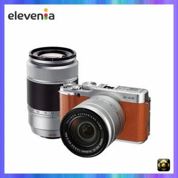 Fujifilm X-A2 Double Kit 16-50mm & 50-230mm f/3.5-5.6 OIS II / Brown / Silver
